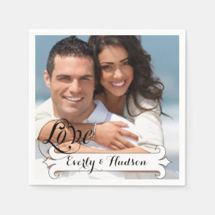 Personalised Your Photo Wedding Special Occasion Napkin
