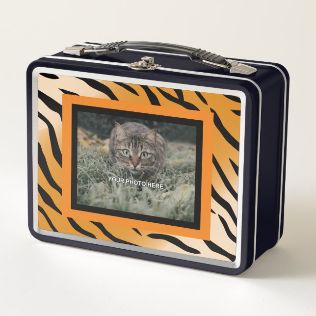 Personalised YOUR PHOTOS HERE Metal Lunchbox (Front)