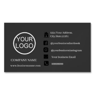 Personalised Your Promotional Business Card Magnet