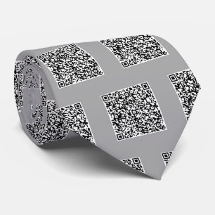 Personalised Your QR Code Tie with Custom Colour