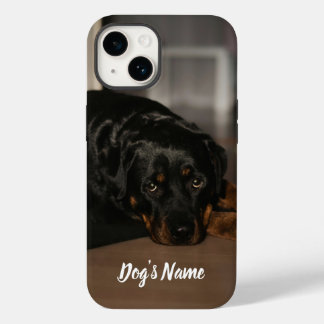Personalised your Rottweiler Dog Photo & Name Case-Mate iPhone 14 Case