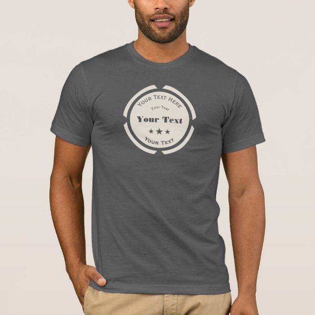 Personalised Your Text Here Logo T-Shirt (Front)