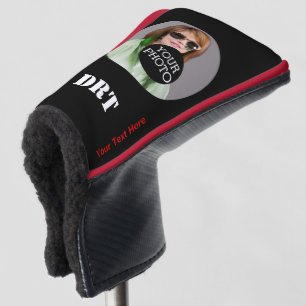 Personalised Your Text Monogram Your Image on a Golf Head Cover