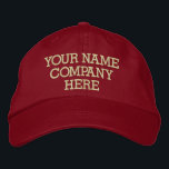 Personalised Your Text Name Hat Embroidered Cap<br><div class="desc">Easy Personalised Promotional Cap - Add Your Text - Name - Company / Number / Letter / Slogan - Tagline / or Website , Phone , E-mail , Social Media Handle , Address , Logo - Photo / more - Choose Your Colour / Size / Font - Make your unique...</div>