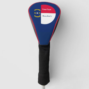 Personalised Your Text North Carolina State Flag Golf Head Cover