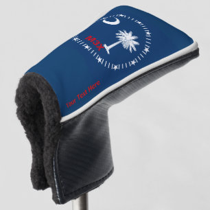 Personalised Your Text South Carolina State Flag Golf Head Cover