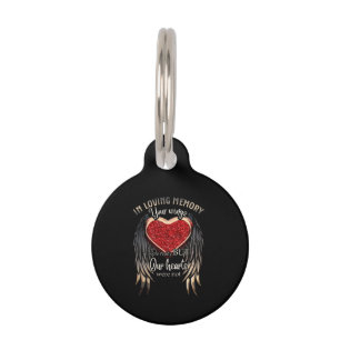 Personalised Your Wings Were Ready But Our Hearts Pet Tag
