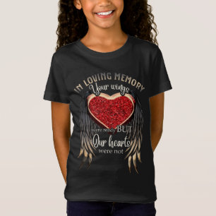 Personalised Your Wings Were Ready But Our Hearts T-Shirt