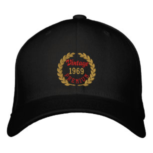Personalised Your YEAR Premium Laurels Embroidery Embroidered Hat
