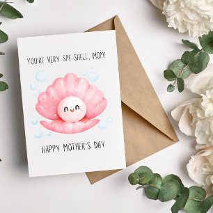 Personalised You're Spe-Shell, Cute Mother's Day  Holiday Card