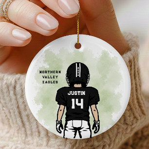 Personalised Youth Football Ornament