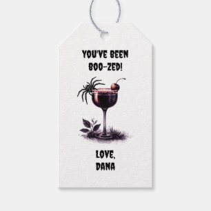 Personalised "You've been Boozed" Halloween  Gift Tags