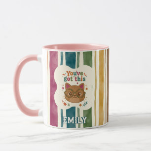 Personalised You've Got This Cat Mug