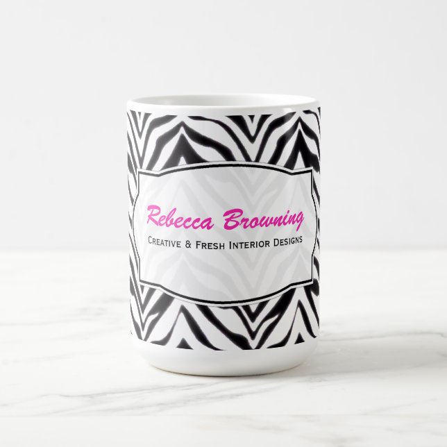 Personalised: Zebra Mug (Center)