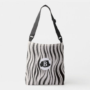 Personalised Zebra Stripe All-Over Print Tote