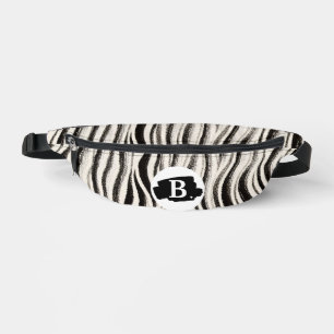 Personalised Zebra Stripe Print Fanny Pack