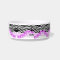 Personalised Zebra Stripes and Pink Pearls