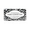 Personalised Zebra Stripes Pattern Bookplate