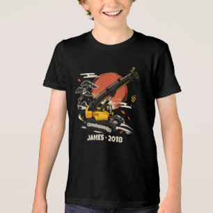 Personalised Zen Little Crane Tri-Blend Shirt