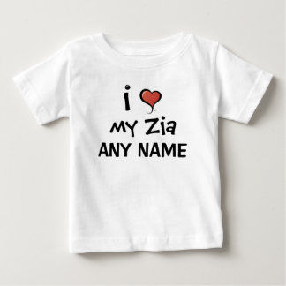 Personalised Zia Love Baby T-Shirt