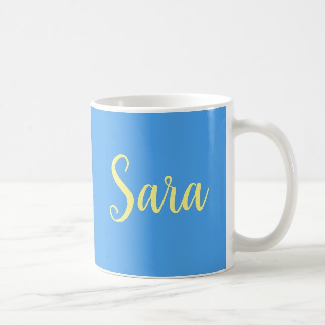 Personalised Zodiac Astrological Sign Pisces Coffee Mug (Right)