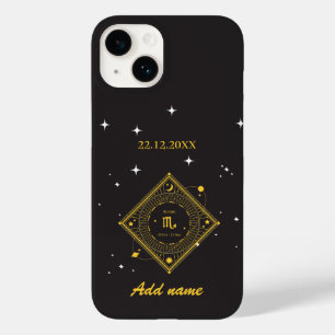 Personalised  Zodiac Custom name Scorpio Case-Mate iPhone 14 Case