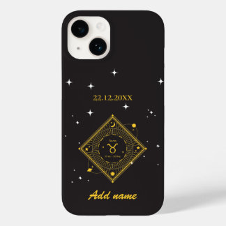 Personalised  Zodiac Custom name Taurus  Case-Mate iPhone 14 Case