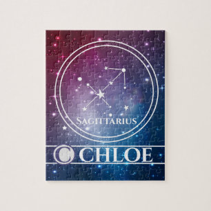 Personalised Zodiac Sign SAGITTARIUS Jigsaw Puzzle