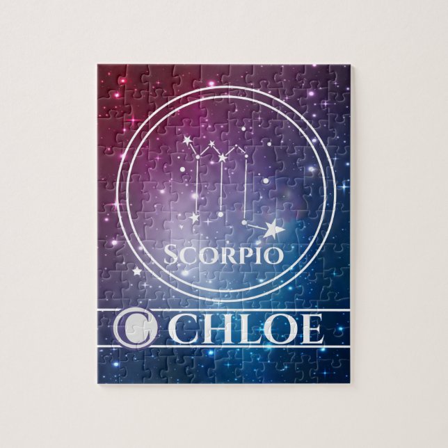 Personalised Zodiac Sign SCORPIO | Jigsaw Puzzle (Vertical)