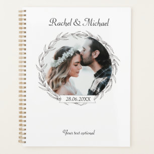 Personalisierbar Foto Hochzeit Planner