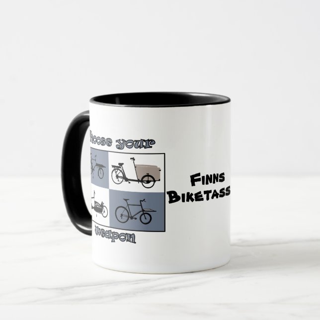 personalisierbar, Lastenrad choose, Dein Text Mug (Front Left)