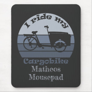 personalisierbar, Lastenrad, Dein Name Mouse Mat