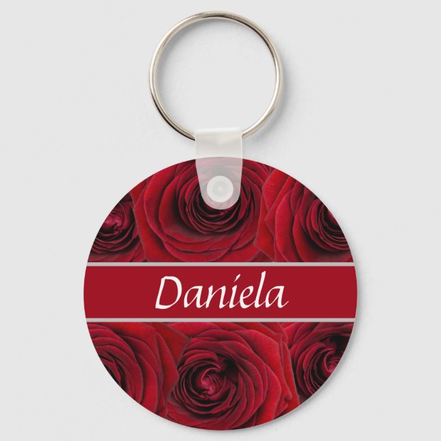 personalisierte Geschenke Valentinstag Key Ring (Front)