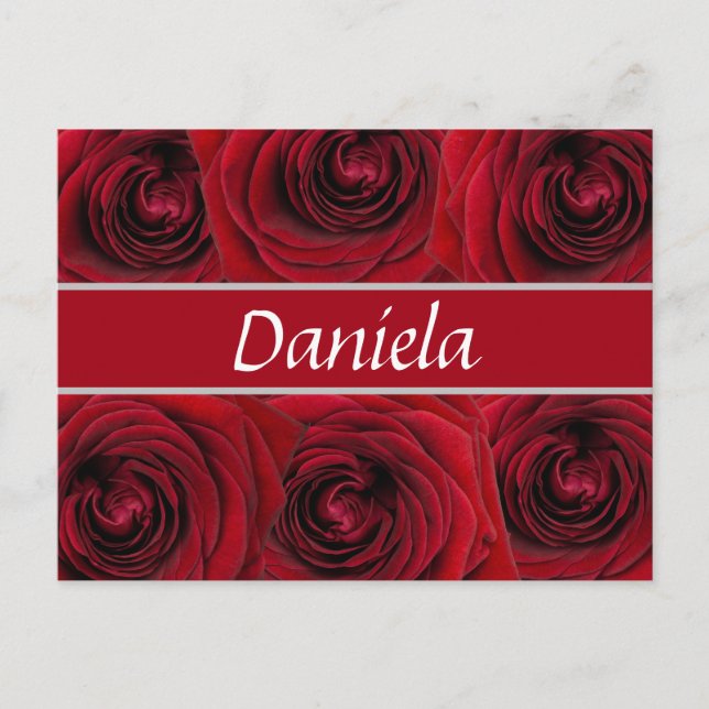 personalisierte Geschenke Valentinstag Postcard (Front)