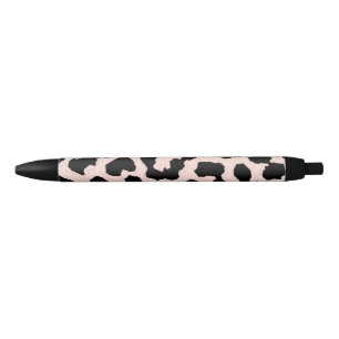 Personalisierter Stift Leomuster Kugelschreiber Black Ink Pen