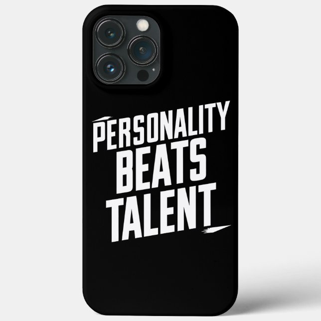 Personality Beat Talent Inspirational Quotes Case-Mate iPhone Case (Back)