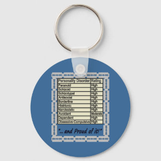 Personality Disorder 3 Key Ring