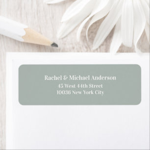 personalizable address sticker