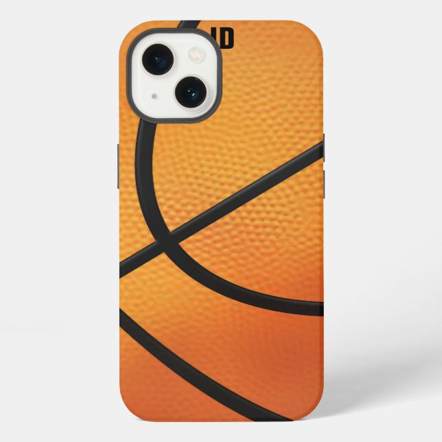 Personalizable Basketball iPhone Case (Back)