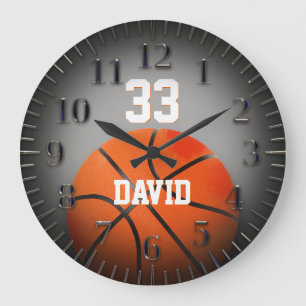 Personalizable Basketball Player No Large Clock