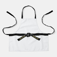 Personalizable Black Belt (Kuro-obi)