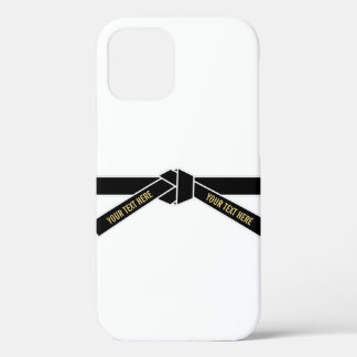 Personalizable Black Belt (Kuro-obi) iPhone 12 Case