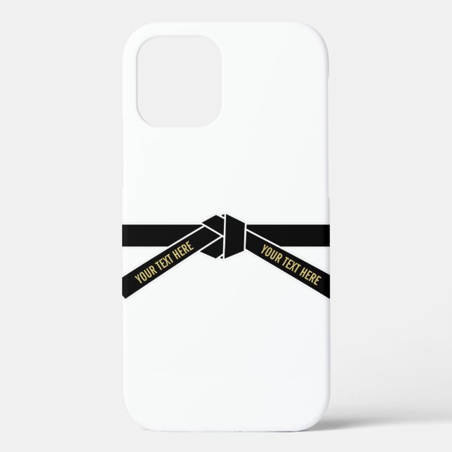 Personalizable Black Belt (Kuro-obi) Case-Mate iPhone Case (Back)