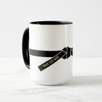 Personalizable Black Belt (Kuro-obi)
