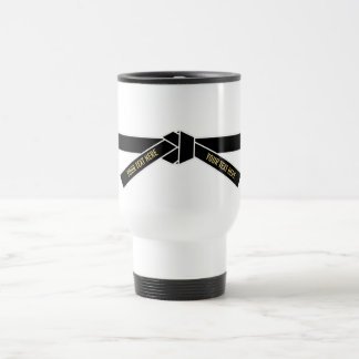 Personalizable Black Belt (Kuro-obi) Travel Mug