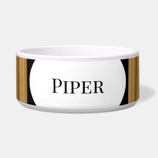 Personalizable Ceramic Pet Bowl (Front)