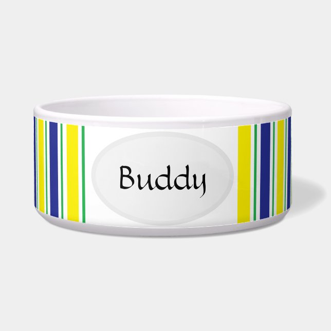 Personalizable Ceramic Pet Bowl (Front)