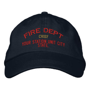 Personalizable Chief Firefighter Hat