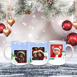 Personalizable Christmas Photo Mug, 11 oz Coffee Mug