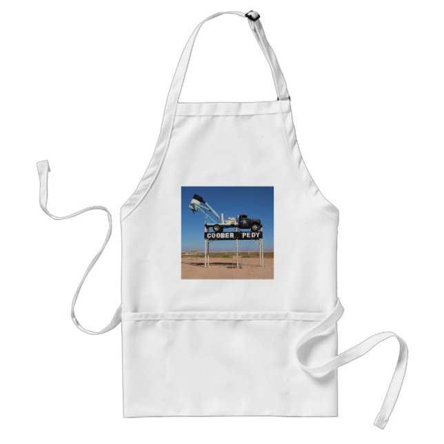 Personalizable Coober Pedy Outback Souvenir Standard Apron (Front)